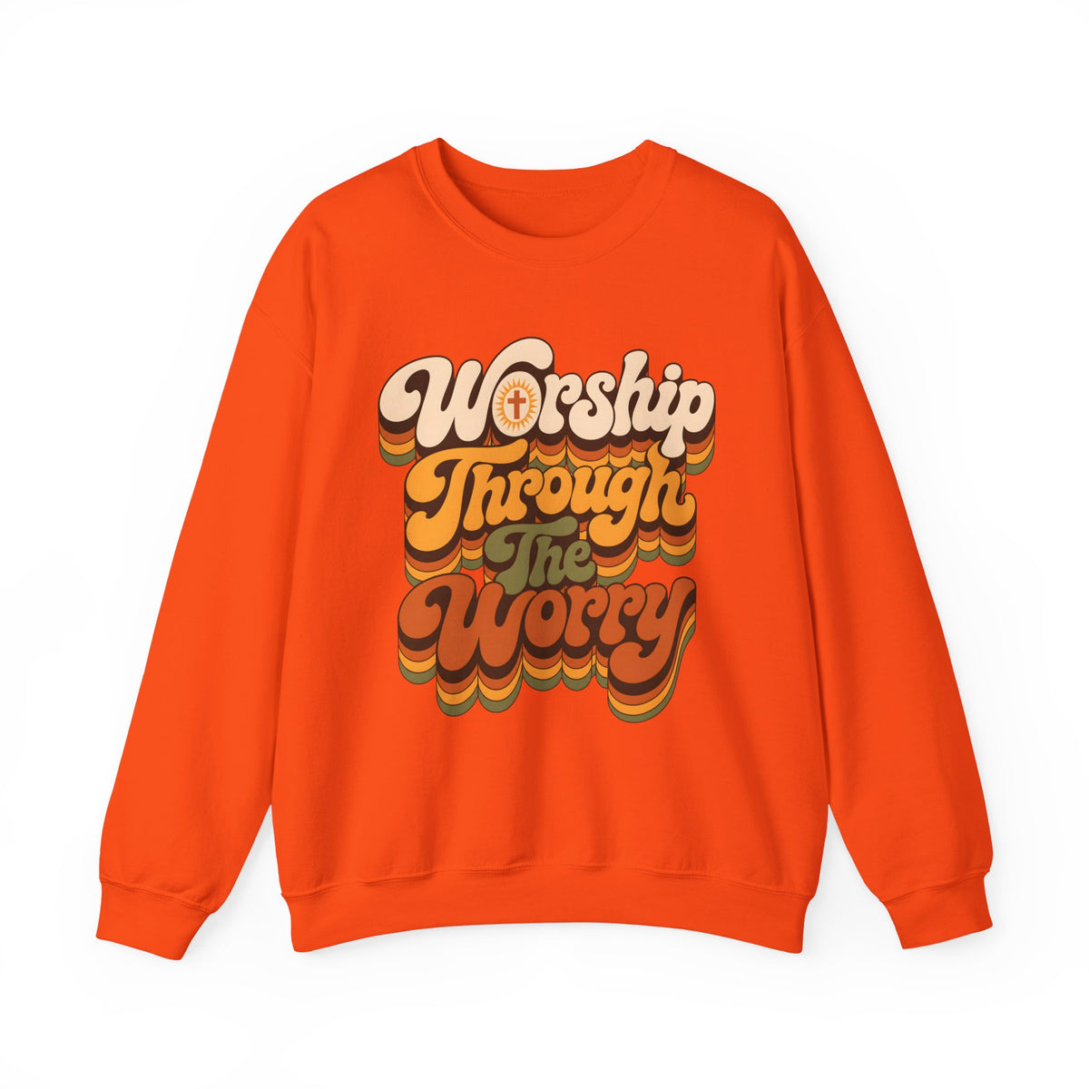 Philippians 4:6-7 Worship Through The Worry Women's Sweatshirt