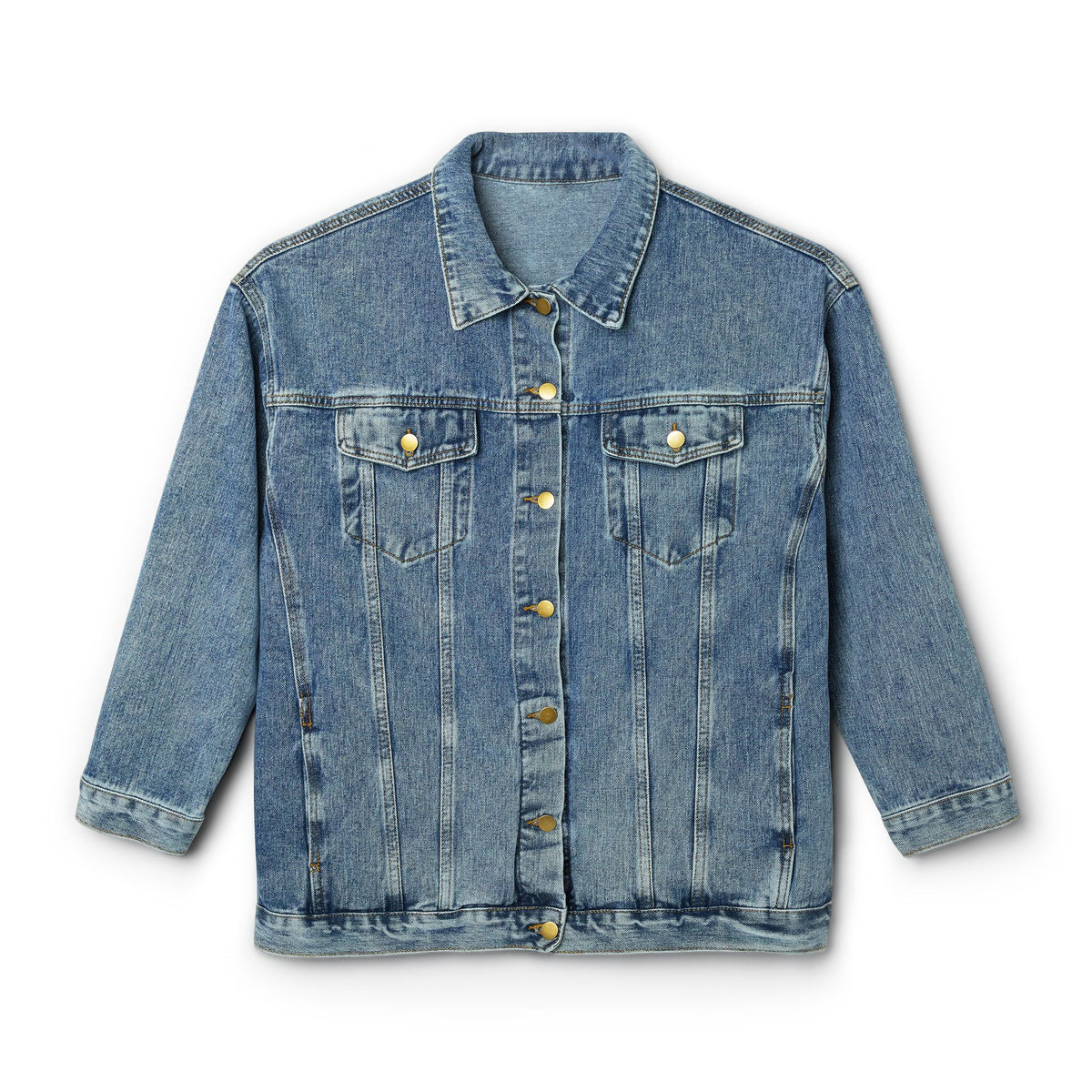 Philippians 3:20 Heaven Top of My Bucket List Women's Denim Jacket