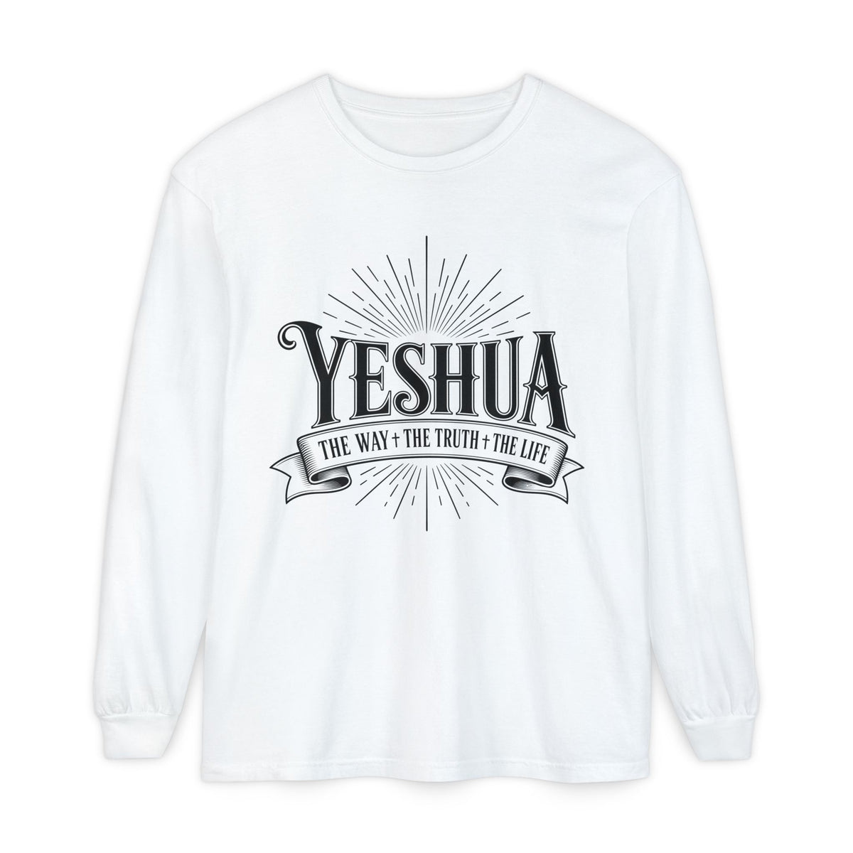 John 14:6 Yeshua The Way The Truth The Life Women's Long Sleeve T-Shirt