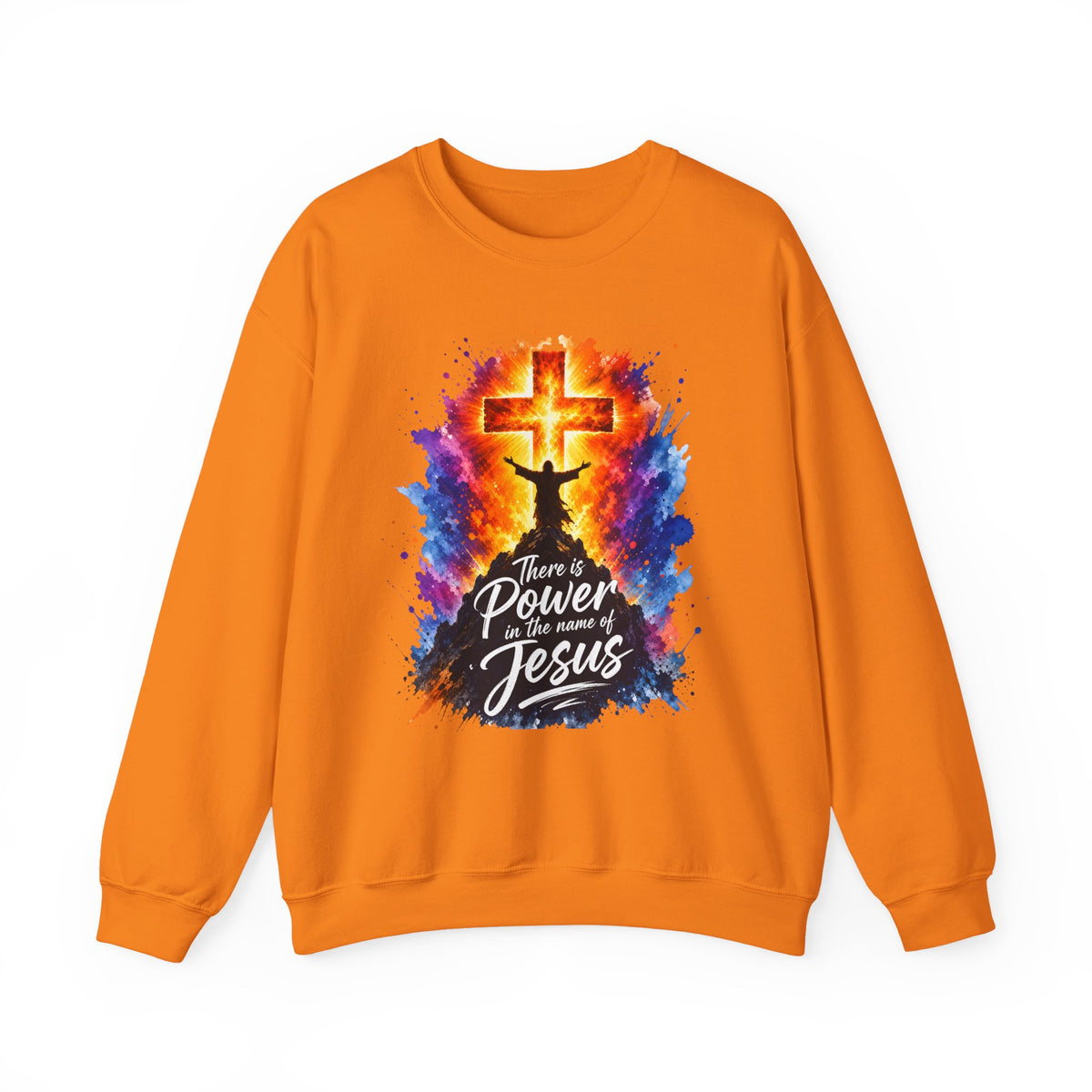 Philippians 2:9-10 There Is Power In The Name of Jesus Women's Sweatshirt